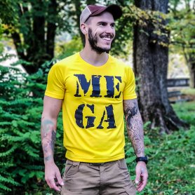 Funkčné rýchloschnúce pánske tričko MEGA žlté, Liptáci