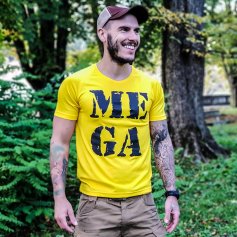 Funkčné rýchloschnúce pánske tričko MEGA žlté, Liptáci