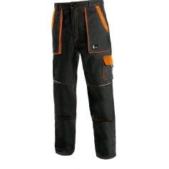 Pánske nohavice CXS LUXY JOSEF, čierno-oranžové