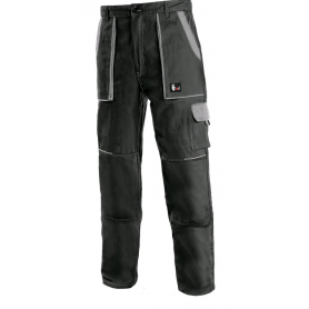 Pánske nohavice CXS LUXY JOSEF, čierno-sivé
