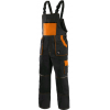 Nohavice na traky CXS LUXY ROBIN, čierno-oranžové