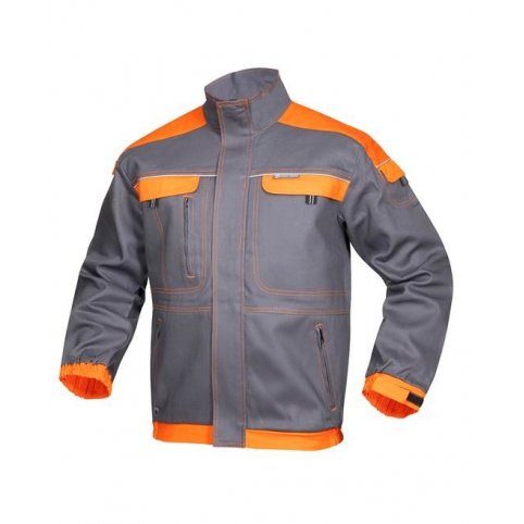 Monterková bunda COOL TREND, sivo-oranžová