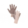 Textilné rukavice GABO s PVC terčíkami, blister