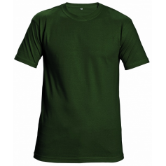 Tričko s krátkym rukávom GARAI, fľaškovo zelené