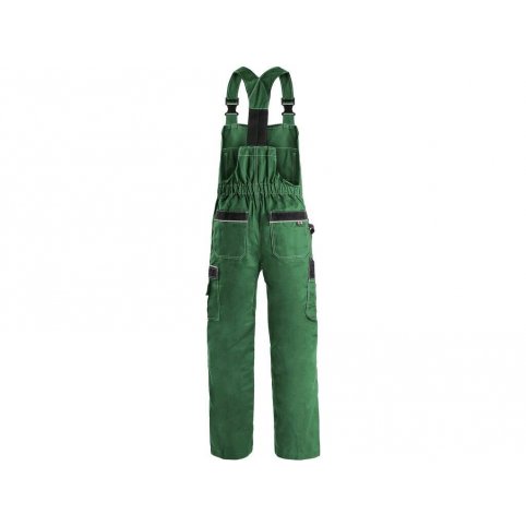 Pánske nohavice na traky ORION KRYŠTOF, zeleno-čierne
