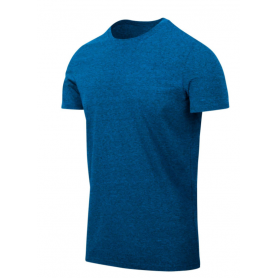 Pánske tričko SLIM modrý melír, Helikon-Tex (DOPREDAJ)