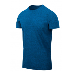 Pánske tričko SLIM modrý melír, Helikon-Tex