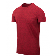 Pánske tričko SLIM červený melír, Helikon-Tex