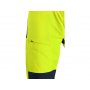 Pánske nohavice HALIFAX na traky, výstražné so sieťovinou, žlto-modré