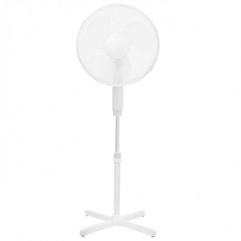 DED Ventilátor stojanový 16", 45W, biely