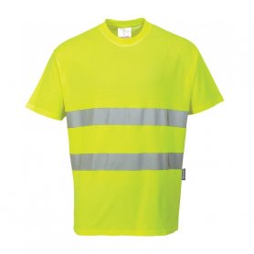 Reflexné krátke tričko S172 Hi-Vis, žlté