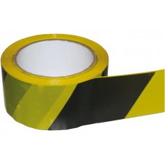 Lepiaca páska - výstražná, 50mmx66m, žlto-čierna