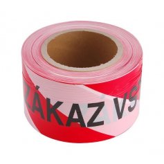 Bezpečnostná páska ZÁKAZ VSTUPU,250m, červeno-biela