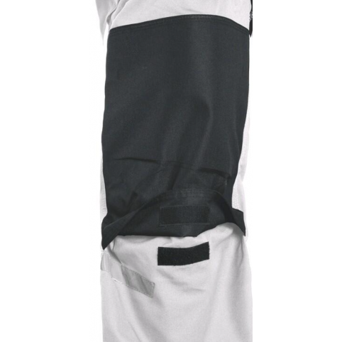 Pánske nohavice CXS STRETCH na traky, bielo-šedé