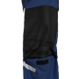 Pánske nohavice CXS STRETCH na traky, tmavomodro-čierne