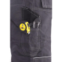 Pánske nohavice na traky ORION KRYŠTOF, sivo-čierne
