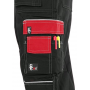 Pánske nohavice na traky ORION KRYŠTOF, čierno-červené