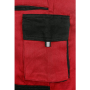Pánske nohavice CXS LUXY JOSEF, červeno-čierne