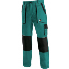 Pánske nohavice CXS LUXY JOSEF, zeleno-čierne