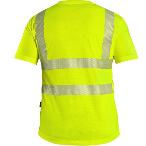 Pracovné tričko CXS BANGOR, výstražné, žlté