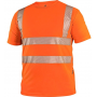 Pracovné tričko CXS BANGOR, výstražné, oranžové