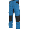 Pracovné nohavice CXS STRETCH, skrátené 170-176 cm, modro-čierne