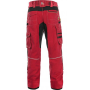 Pracovné nohavice CXS STRETCH, červeno-čierne