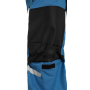 Pracovné nohavice CXS STRETCH na traky, skrátené 170-176 cm, modro-čierne