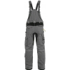 Pracovné nohavice CXS STRETCH na traky, skrátené 170-176 cm,sivo-čierne