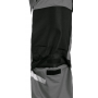 Pracovné nohavice CXS STRETCH na traky, skrátené 170-176 cm,sivo-čierne