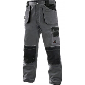 Pánske nohavice ORION TEODOR, predĺžené, sivo-čierne
