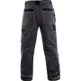 Pánske nohavice ORION TEODOR,skrátené 170-176cm, sivo-čierne