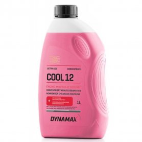 Nemrznúca zmes do chladiča DYNAMAX G12, 1L, červená