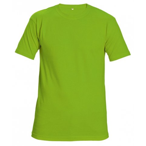 Tričko TEESTA FLUORESCENT s krátkym rukávom, zelené