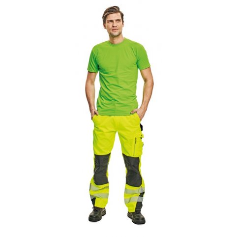 Tričko TEESTA FLUORESCENT s krátkym rukávom, zelené (DOPREDAJ)