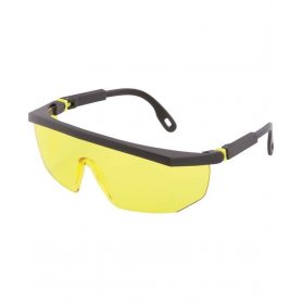 Ochranné okuliare V10-200, žltý zorník