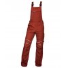 Nohavice s náprsenkou ARDON®URBAN červené (DOPREDAJ)