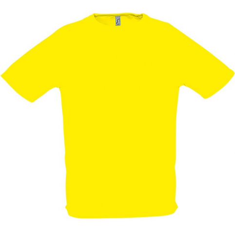 Pánske raglánové  tričko SOLS 1939, lemon