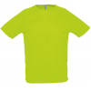 Pánske raglánové  tričko SOLS 1939,Neónové zelené