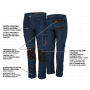 Nohavice ICARUS pracovné, jeansové