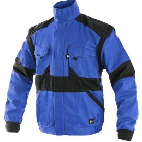 Pánska zimná bunda CXS LUXY HUGO, modro-čierna