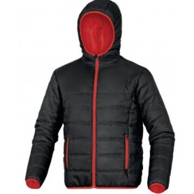 Pánska zimná bunda Doon, čierno-červená
