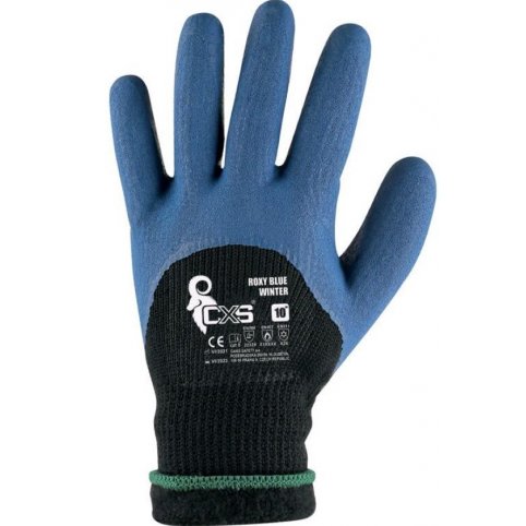 Povrstvené zimné rukavice ROXY BLUE WINTER, veľ. 10
