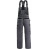 Pánske nohavice na traky KRIŠTOF 170-176cm, zimné, šedo-čierne