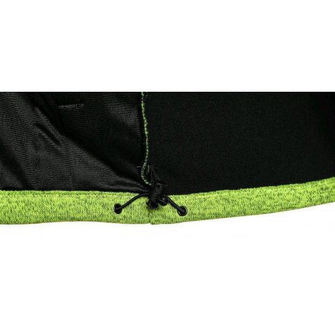 Pánska pletená bunda GARLAND, zeleno-čierna