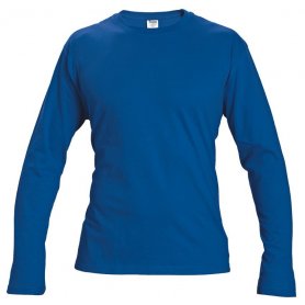 Tričko s dlhým rukávom CAMBON, kráľovská modrá