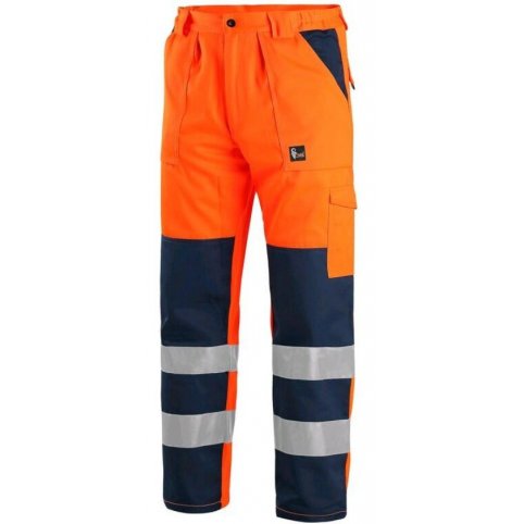 Pánske reflexné nohavice NORWICH, oranžovo-modré