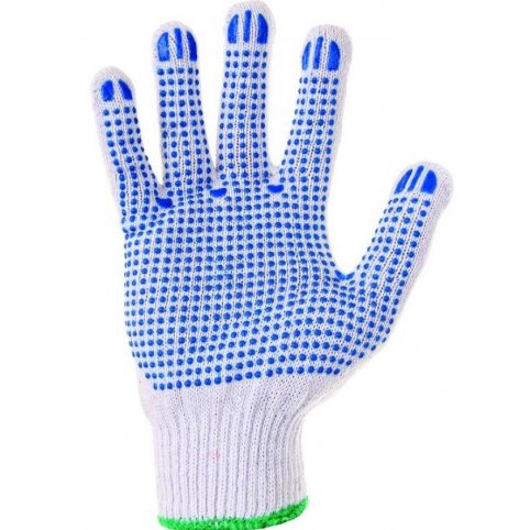 Textilné rukavice FALO s blistrom, 10