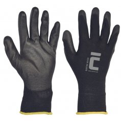 Povrstvené rukavice BUNTING BLACK, čierne