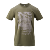 Tričko Adventure is out there, olive green,  XL